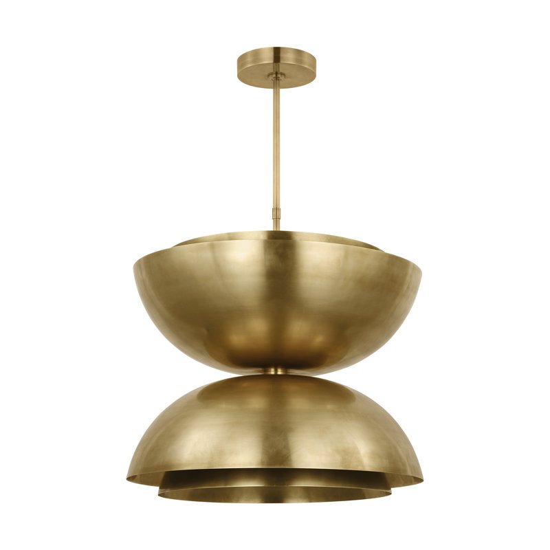 Shanti 2 - Light LED Pendant, Natural Brass, 26" W x 26" D x 21.2" H