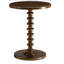 Table d'appoint ronde en bois noyer-1622649076