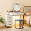 Briceton Dressing Table with Mirror