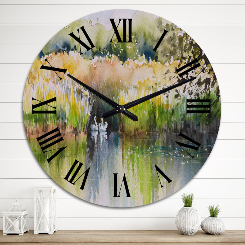 Horloge murale très grande, Moyen
