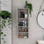 Armoire de salle de bain à 2 tablettes