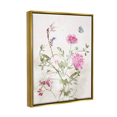 «Vivid Pink Carnation Blooms» par Nina Blue, impression sur toile