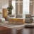Oversized 112'' Modular Sectional Sofa with Chaise, Full Foam Structure for Comfort, Woven Texture Upholstery, Modern Living Room Couch, Compression Packaging Design, Brown-71624434