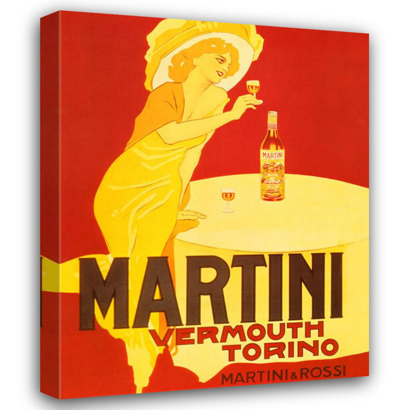 Martini & Rossi Vermouth Torino, H 24 po x l 19 po
