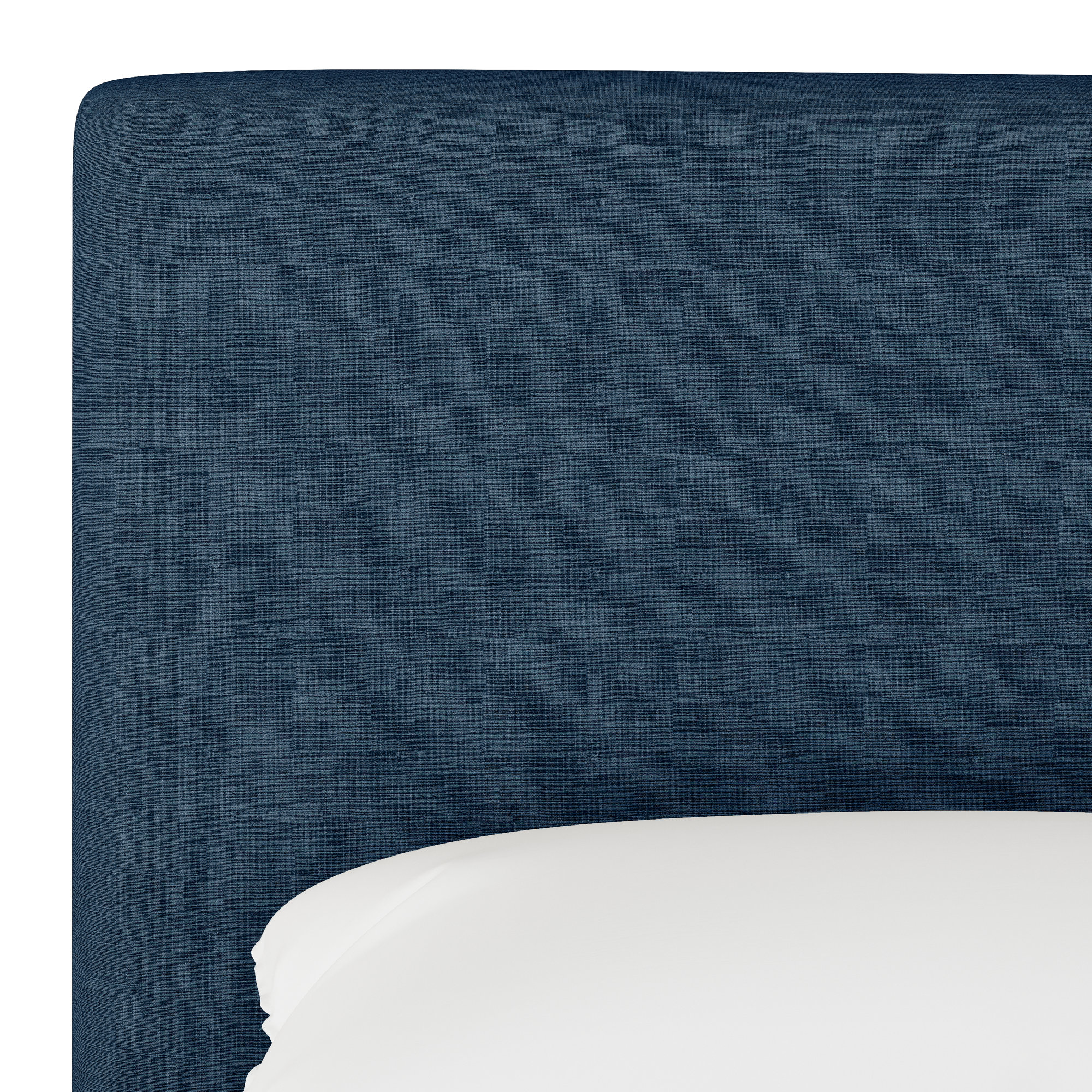 Pyburn Upholstered Bed, Zuma Navy Textured Linen, King