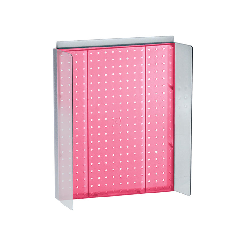 16"W x 20.25"H Pegboard Powerwing Display, Pink