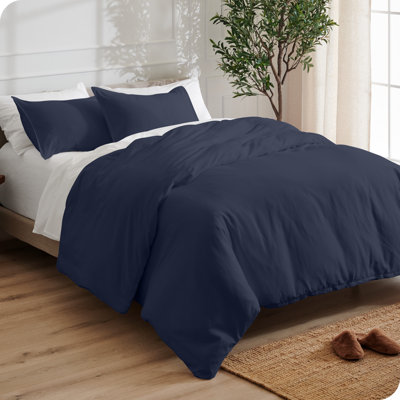 Ensemble de housse de couette en microfibre moderne et contemporain