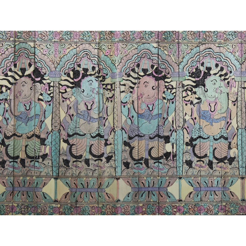 Ganesh coloré et coloré | Paata, peinture de l'Orissa