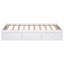 Lit plateforme avec lit simple et rangement moderne avec 3 tiroirs-1191308002