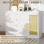 Buffet décoratif 4 tiroirs 47,24 po avec tablettes réglables Bay Isle Home ™