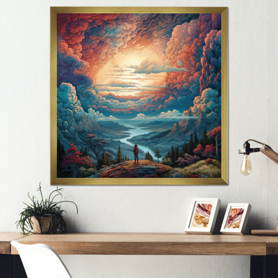 Thick Clouds Over The Valley III, reproduction d'art sur toile