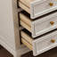 Armoire d'appoint en bois manufacturé blanc massif-1362874942