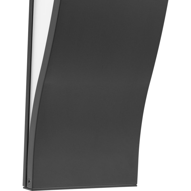 Curvity 24" Matte Black Aluminum LED Vanity Light
