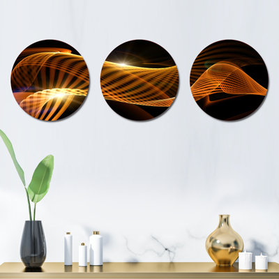 Abstract Wall Decor on Metal