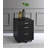 Tennos Black & Chrome Finish Cabinet