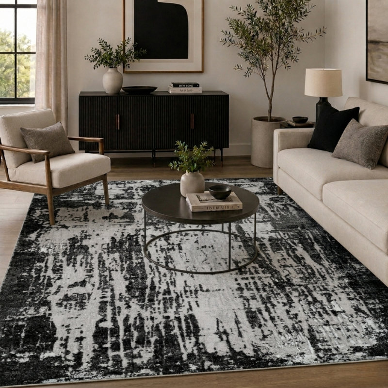 Forysthe Abstract Area Rug, Rectangle 120 x 170cm
