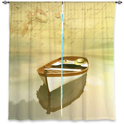Paire de rideaux obscurcissant Callendale Carlos Casamayor Memories I Boat