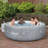 Coleman Sicily AirJet Round Inflatable Hot Tub with EnergySense Cover