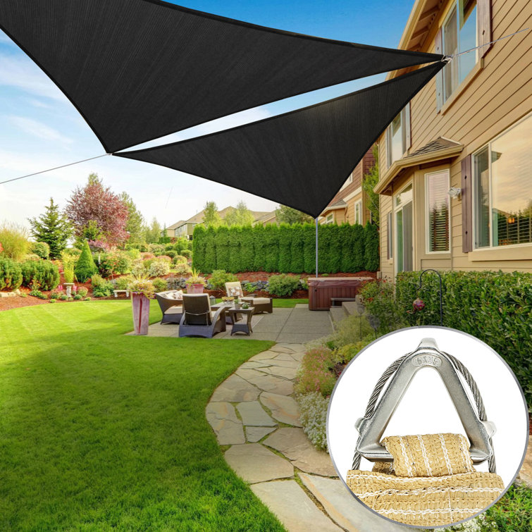 Colourtree Customize Pro Ring Triangle Sun Shade Sail 260 GSM