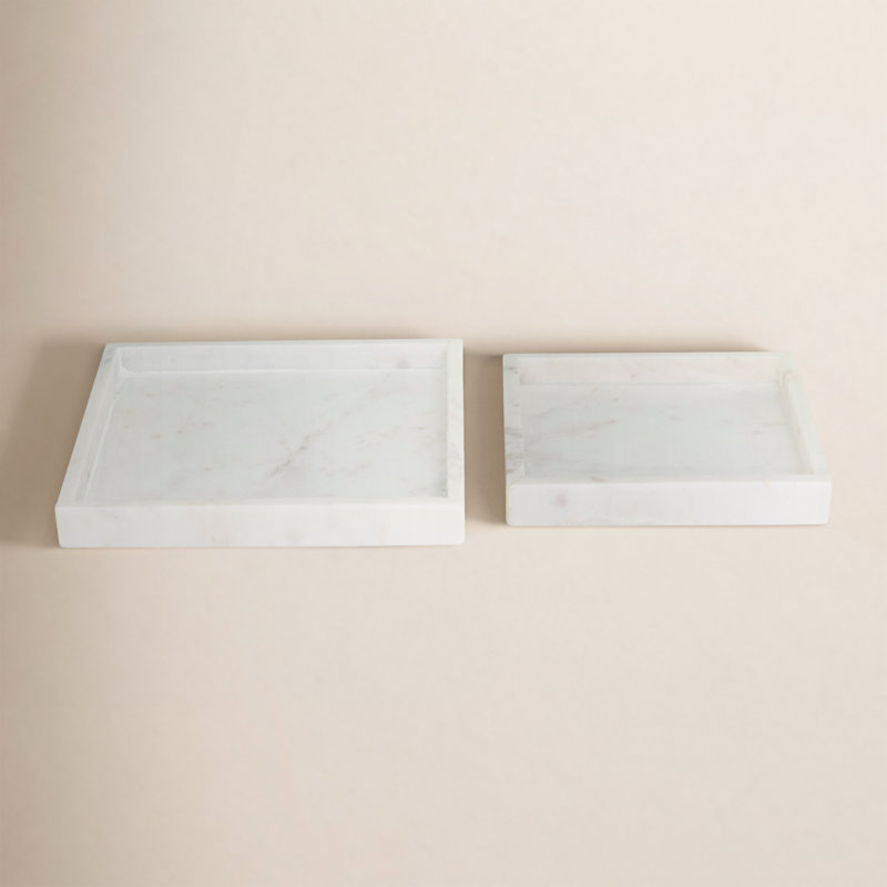 Ensemble de 2 repose-pieds , Blanc