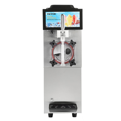 Commercial Slushy Machine, 12L / 3.17 Gal Single Tank, Cool And Freeze Modes, Stainless Steel Margarita Smoothie Frozen Drink Maker, Slushie Machine For Party Cafes Restaurants Bars Home