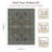 Oriental Mosaic Block Multi Performance Machine Washable Non Slip Area Rug-189697892