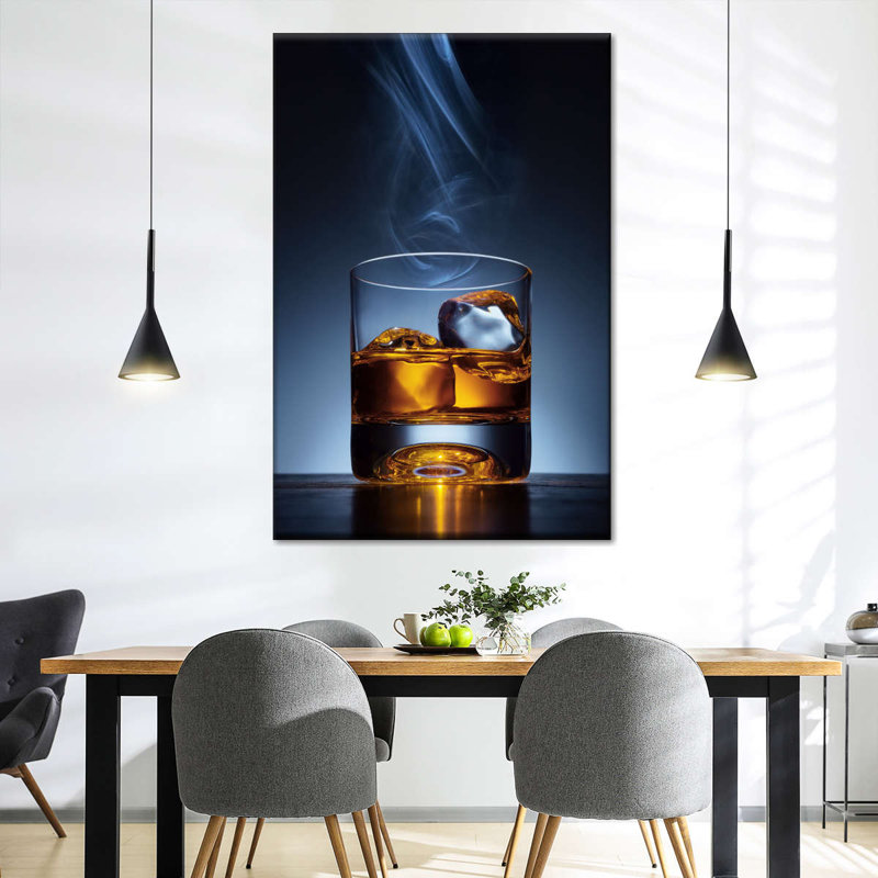 " Cool Whiskey Canvas Print ", 39" H x 26" W x 1.25" D