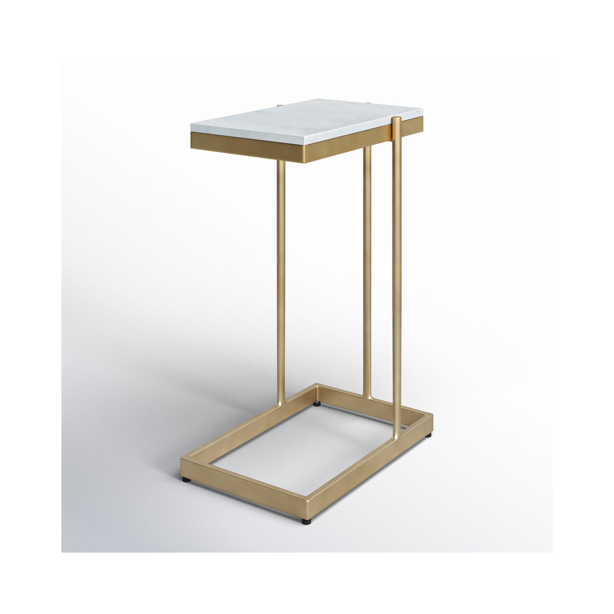Brigitte Marble Top Frame End Table
