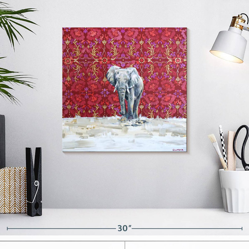 Brampt Elephant Elegance, 16" H x 16" W