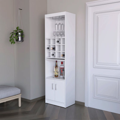 Bar avec rangement pour bouteilles de vin