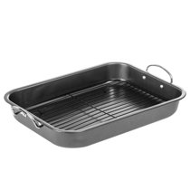 The Pioneer Woman Timeless Nonstick Roaster with Wire Rack Insert