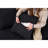 133" Modular U-Shaped Sectional Compression Sofa with Removable Recliner Module, Black Woodgrain Chenille, Boneless, Ideal for Large Spaces - Flexible Configuration