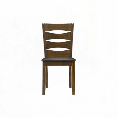 Chaises de salle à manger rembourrées en similicuir