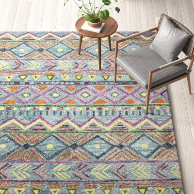 Nehemiah Wool Geometric Indoor Rug