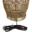 Lampe de table en bois tressé à la main Gossard