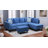 103" Verona Flannel 2-Piece Sectional Sofa Set With Chaise -113770918-113770915