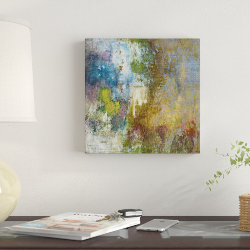 « voyage ii », impression sur toile, H 26 po x l 26 po x P 1,5 po, Toile tendue, Pas de tapis