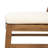 Sara Patio 3-Piece Acacia Wood & Wicker Woven Dining Set With Removable Cushions