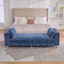 Banc en chenille moderne avec accoudoirs et traversins pour le salon-128632932