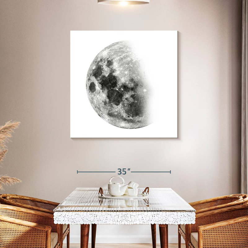 Oberle Moon Waning I, 39" H x 39" W