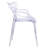 Duffield Dining Chair with Wire Back Design Stackable Accent Arm Chair No Assembly-1737680694