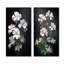 Ensemble de salon noir et blanc avec géraniums Minimal Expression - Geraniums-102575585-102575581