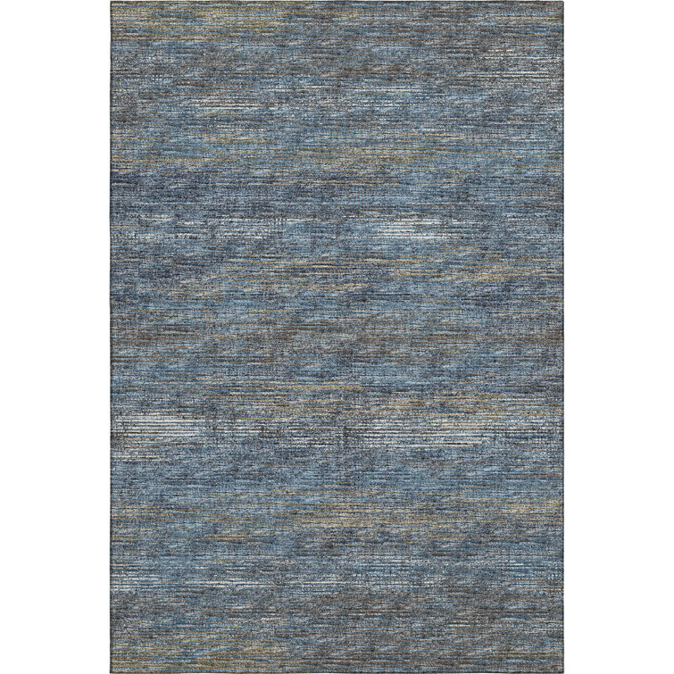 Premium Machine Washable Mayfield Blue Rug