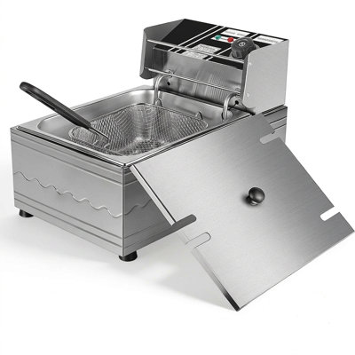 Stainless Steel Professional Electric 6 Litter Deep Fryer