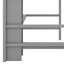 Lit mezzanine avec tablettes multifonctionnelles et bureau sous le lit-270674724