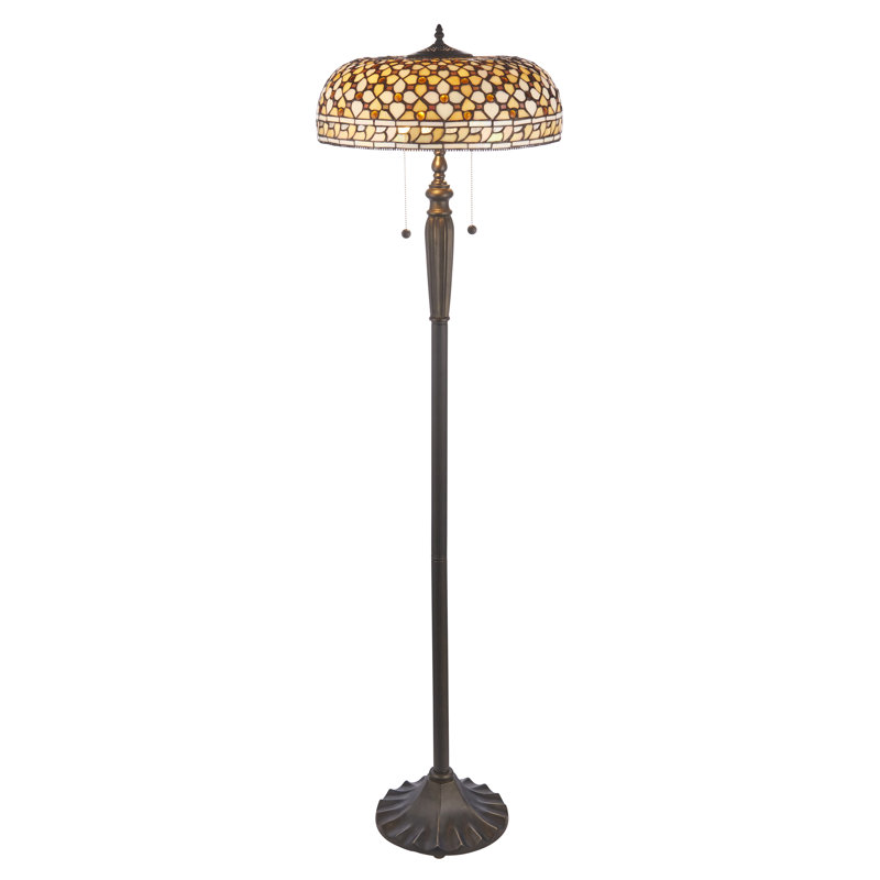 157cm Satin Traditional Floor Lamp