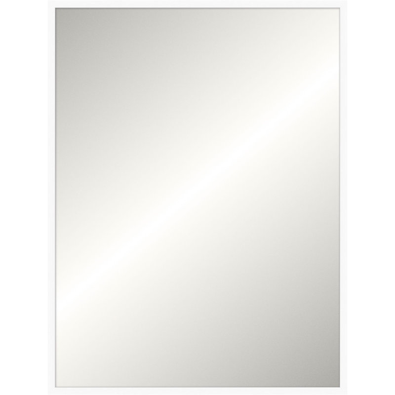 Davenport Solid Wood Mirror, 49.75" x 37.75", Taupe, Rectangle