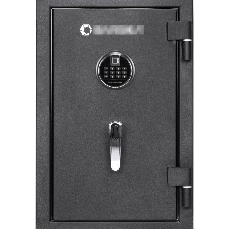 2.02 Cubic Ft Fire Safe With 2 Pin Codes And Alarm System Adjustable Shelf Organization