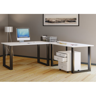 Rickesha Stainless Steel Writing Desk