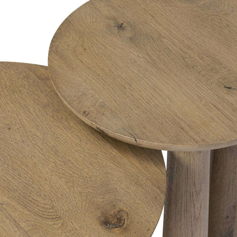 Cooper Solid Wood Nesting End Table